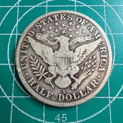 1915 S Barber Half Dollar Last Year Of Series
