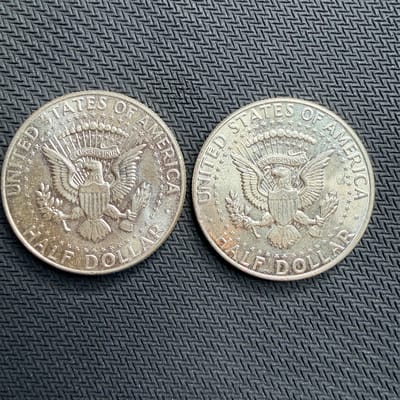 Lot Of 2 | 1964 Kennedy Half Silver .900 Dollars - additional view
