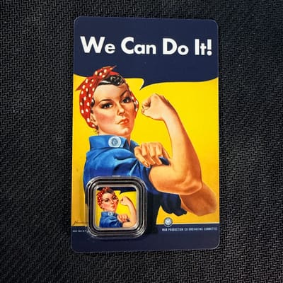 Rosie the Riveter We Can Do It! 1 Gram Silver .999