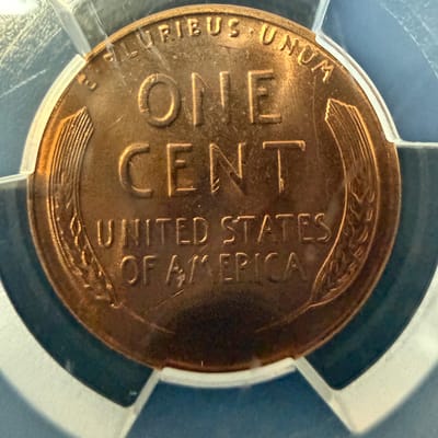 1958-D  1C RD  Lincoln Wheat One Cent  PCGS MS64RD - additional view