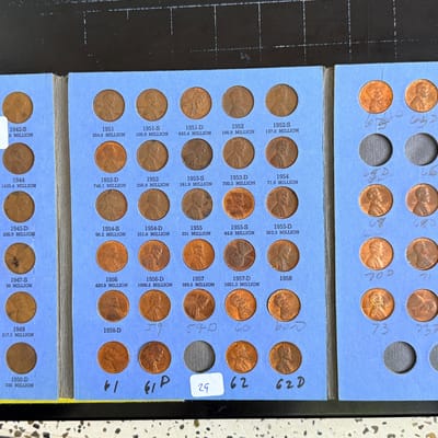 NEW NEW Old Cents Collection 3 Partial Books. 1858-1974 - additional view