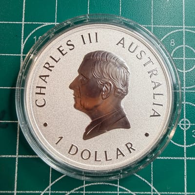 Reverse Proof Australia Perth 125 Silver Capsule - additional view
