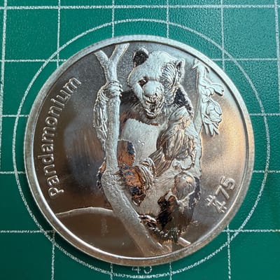 1 OZ. SILVER ZOMBUCKS PANDAMONIUM PANDA COIN .999