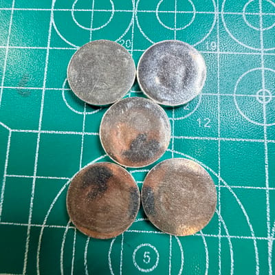 Lot of 5 Silver Rounds – 1/10 oz Each .999 - additional view