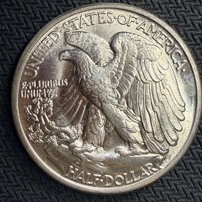 90% Silver Walking Liberty Half Dollar Brilliant Uncirculated BU 1947