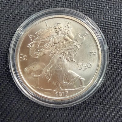 2017 Walker Zombucks 1 oz .999 Fine Silver