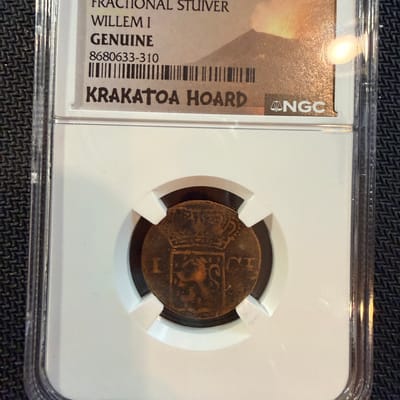 1814-1840 N E Indies Fractional Stuiver Willem 1 