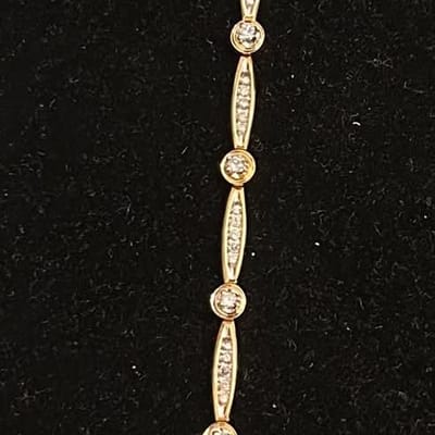 14k Gold Diamond Bracelet