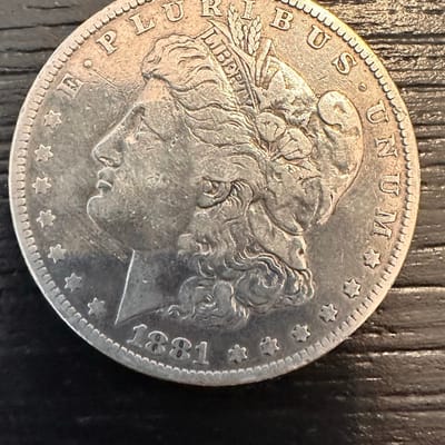 1881 -O.  Morgan Silver Dollar -
