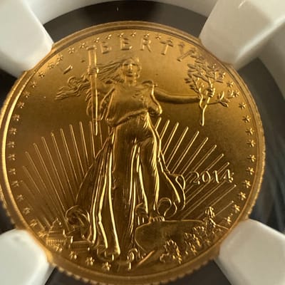 2014 1/10 Gold Eagle NGC MS69 - additional view
