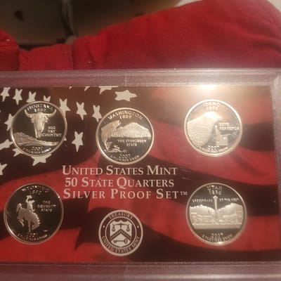 US MINT State Quarter Silver Proof Set 99.9%