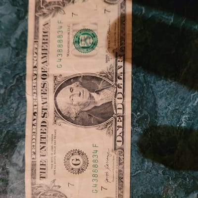 $5 Bill Complete Serial Number