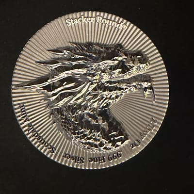 Scottsdale Dragon Stacker 2oz Silver .999 - additional view