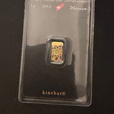 Argot Heraeus 1g 999.9 Gold Bar  Holograph Gold - additional view