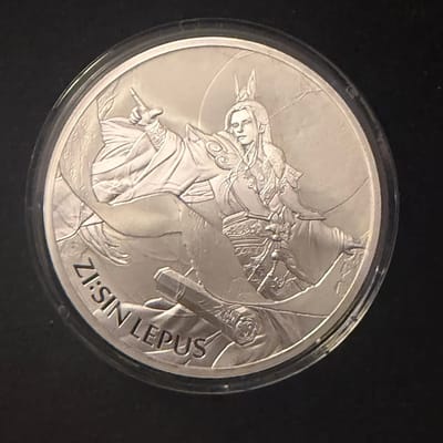 2023 Zi Sin Lepus Korean Warrior God 1oz .999 coin