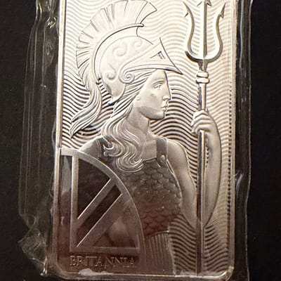 Britannia 10oz Silver Bar Royal Mint