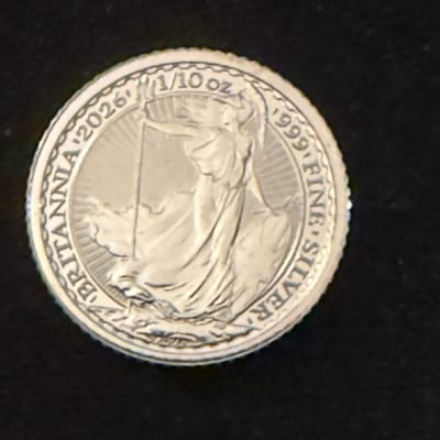 2026 Britannia 1/10oz .999 silver In tube(16)