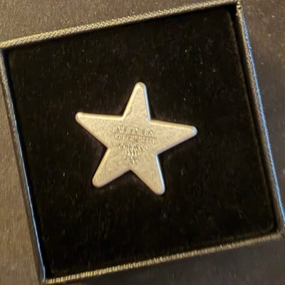 Rare Geiger 1oz .999 Silver Star w/box