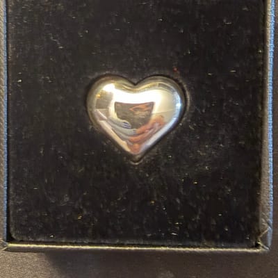 Rare Geiger 1oz Silver Heart  w/ Box - additional view