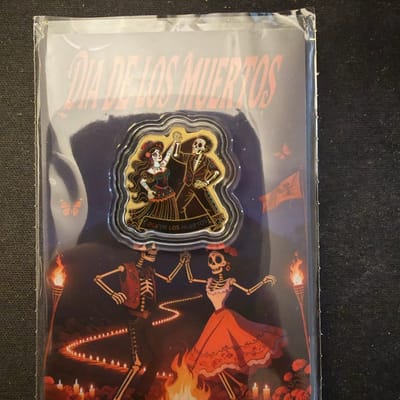 2026 Dia DeLos  Muertos Dancing Skeletons 1/1000oz