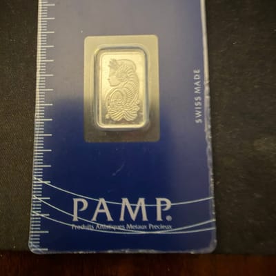 Pamp 5g Platinum bar 999.5