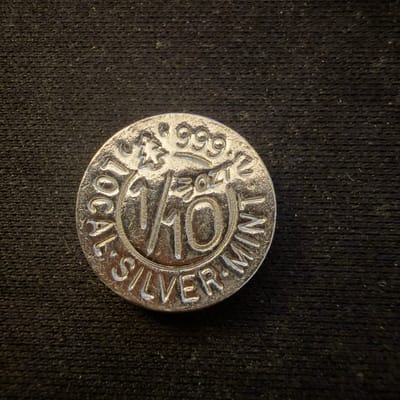 Sliver Mint 1/10 oz .999 Silver Round