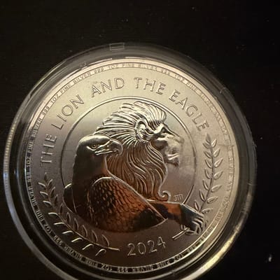 2024 UK mint Lion & Eagle 1oz .999 silver