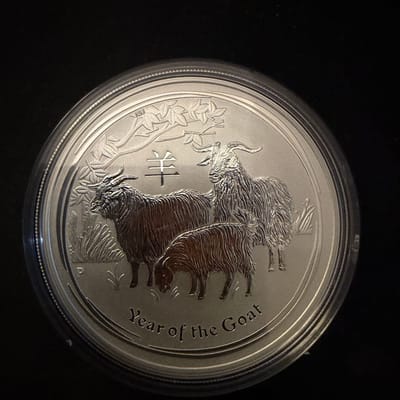 2015 Australia Year of the Goat 1oz .999 Silver