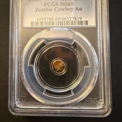 2026 1/500 oz Zombie Cowboy MS 69 999.9 Gold