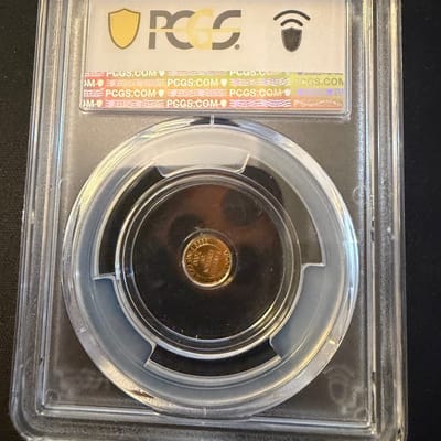 1/500 oz Moon Landing 999.5 Gold MS 69 - additional view