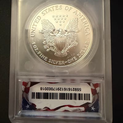 1998  1oz American Silver Eagle Silver .999 MS 69 - additional view