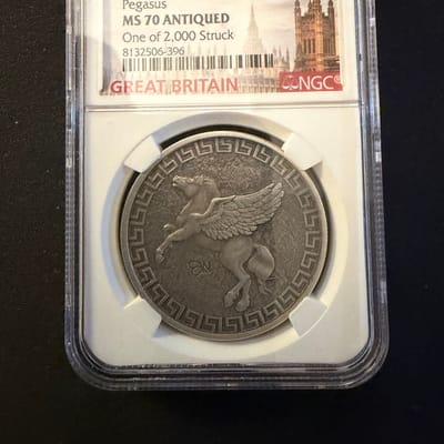 2022 St Helena S£1 Pegasus 1oz .999 Silver