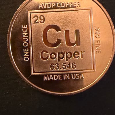 1oz Mexican Libertad Design .999 Fine Copper - additional view