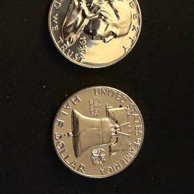 1957 Ben Franklin 1/2 Dollar  (PROOF) 90% Silver