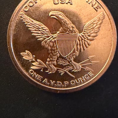 1oz American Prospector .999 Fine Copper - additional view
