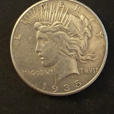1935 U. S. Peace Silver Dollar