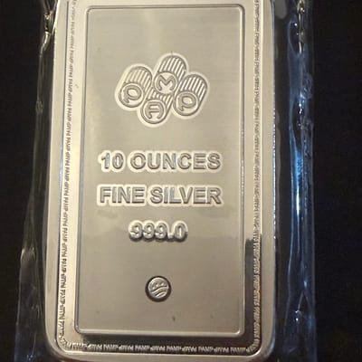 10oz Pamp Lady Of Liberty .999 Fine Silver - additional view