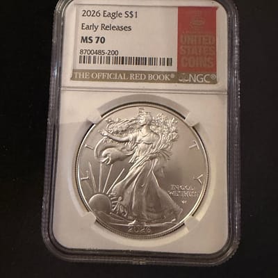 2026 ASE .999 Silver Early Release MS-70 
