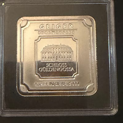 Geiger 1oz .999 Silver Bar