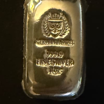 Sealed Germania Mint 1oz Sliver Bar .999