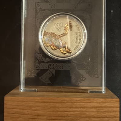 2025 Germania  Beasts Gullinburst 2oz 999.9 Silver - additional view