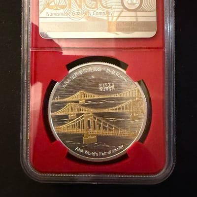 2026 Panda 1oz Silver ANA World Fair of Money MS70 - additional view