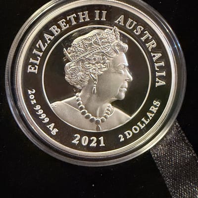 2021 Chinese Myths & Legends 2ozHigh Relief Drago - additional view