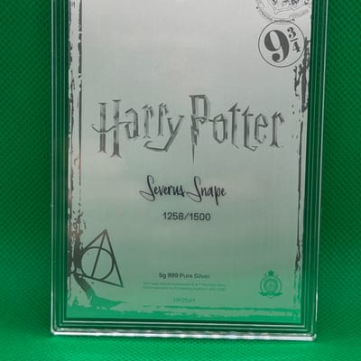 Severus Snape Harry Potter collectible .999 5g - additional view
