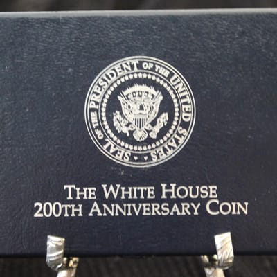 1992 D White House Silver Dollar