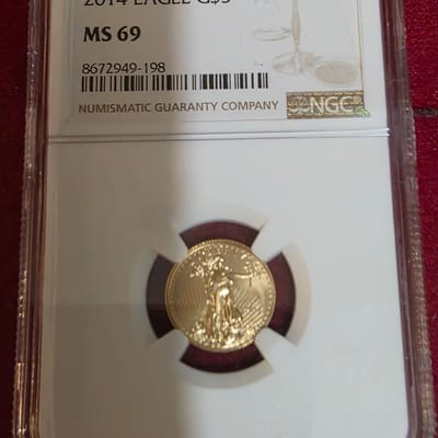 2014 Eagle G$5 MS 69