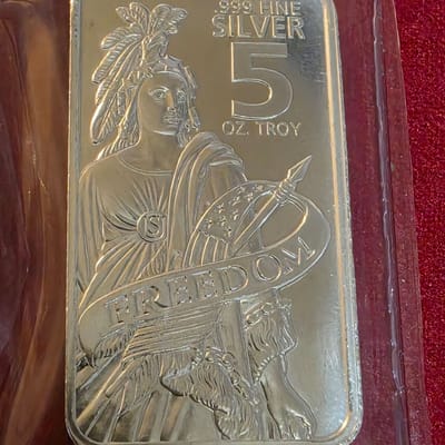 5 oz Silver Freedom Bar