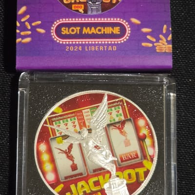 JACKPOT 2024 1 oz Silver Colorized Lib Coin - additional view