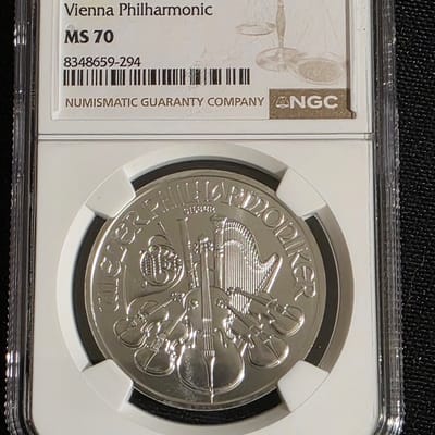 2023 Austria S1.5E Vienna Philharmonic MS70 Silver - additional view