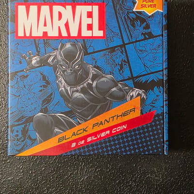 3 oz Silver Black Panther#00629